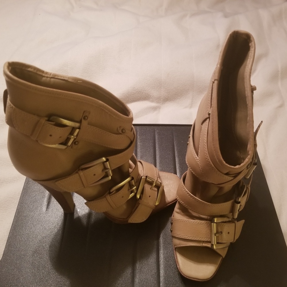 Aldo peep toe booties